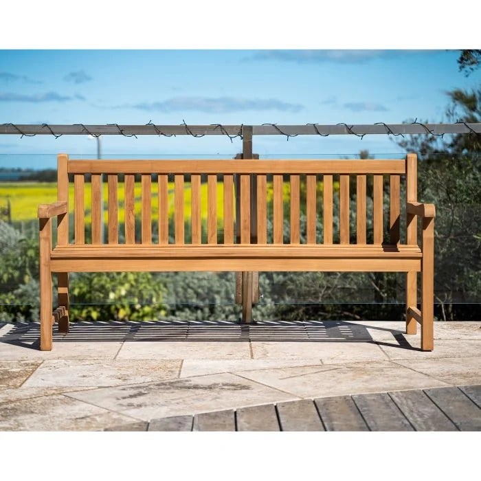 4 Seater Teak Outdoor Bench Seat