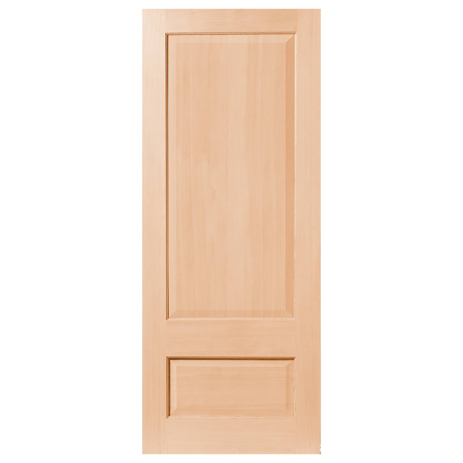 Sorrento Internal 2 Panel 82cm Door Raw Hemlock