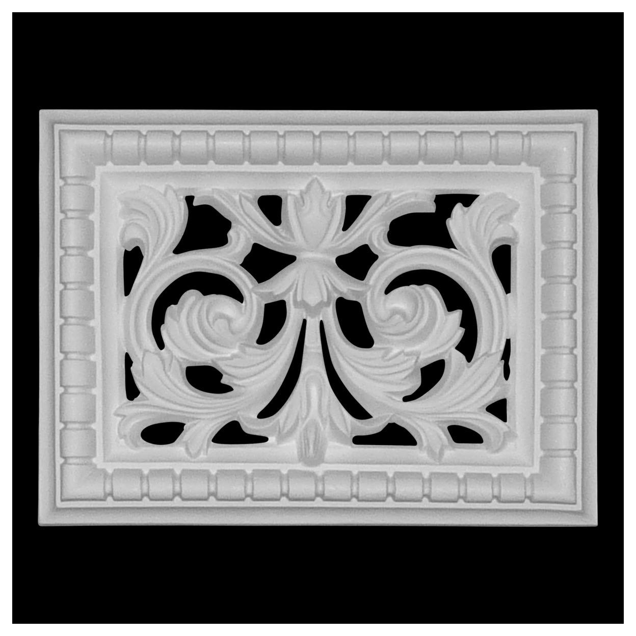 Edwardian Wall Vent White Primed